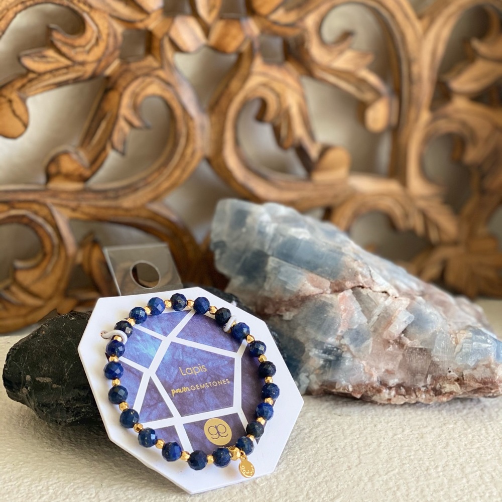 Gorjana Lapis Bracelet, Power Gemstones: Wisdom